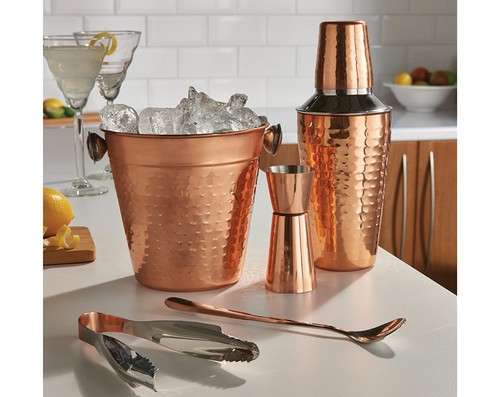 Pcs copper cocktail shaker - 5,