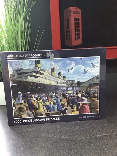 Titanic 1000 piece jigsaw - 1000,