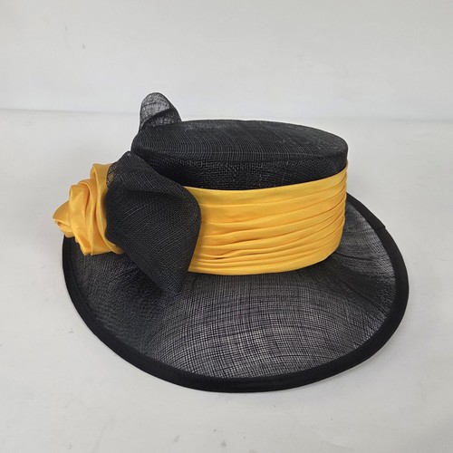 Vintage sylvia black sinamay - black,