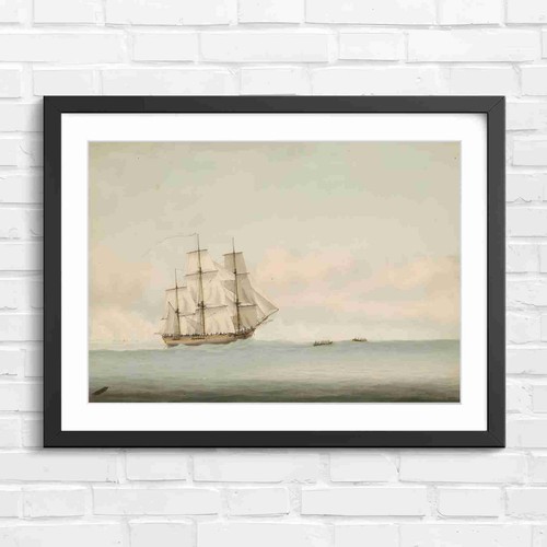 Three mast vintage tall ship - mast,