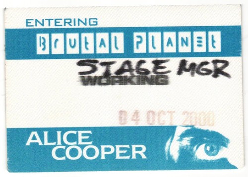 Vintage 2000 alice cooper - vintage,