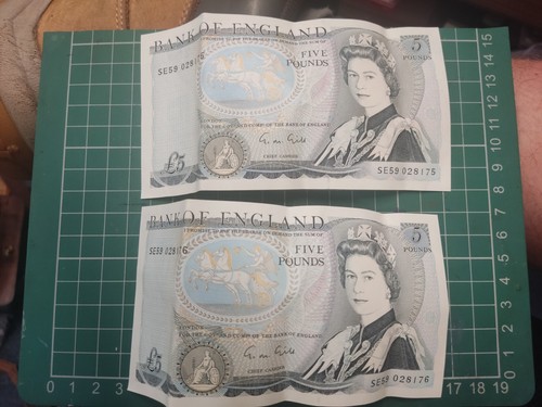 Five pound note duke of - x,
