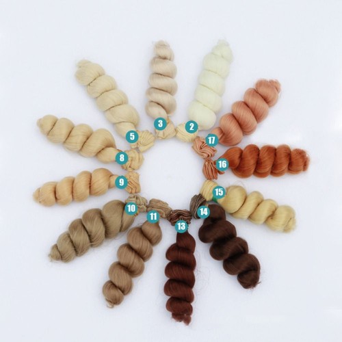 100cm doll hair colorful - 15*100cm,