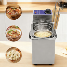 2000W 86-230℉ Electric Pasta Cooker Boiler Noodle Cooking Machine W/2 Baskets UK