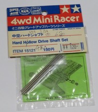 Tamiya Hard Hollow Drive Shaft Set (60mm) NEW 15121 4WD Mini Racer