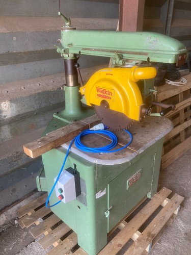 Wadkin burscreen raidial saw - wadkin,