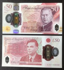 New uncirculated pound - new, £50