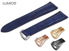 For OMEGA Genuine Leather NAVY