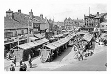 pt5148 - Heckmondwike , The Market , Yorkshire - Print 6x4