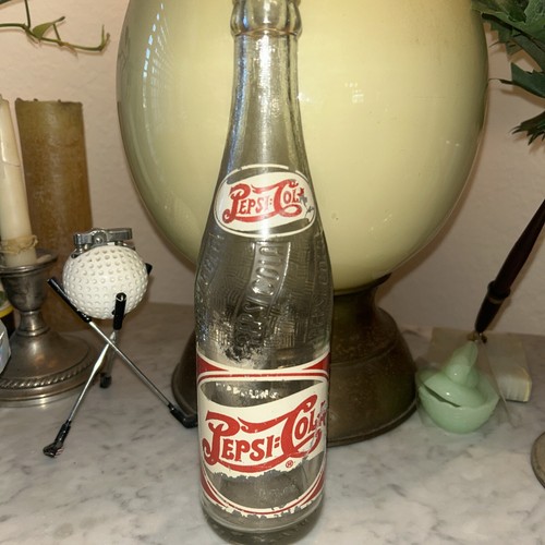Old pepsi cola bottle - old,