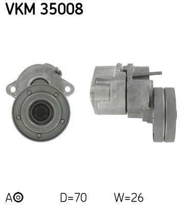 Ribbed belt tensioner - v-ribbed,
