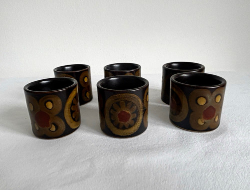 Denby arabesque set egg - arabesque, 6