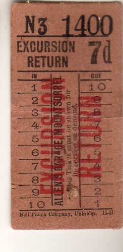 Bus tram ticket allen - tram, allen's