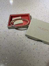 Ted Baker Clemara Women's Hinge Crystal Bangle Bracelet Gold Colour New with Box