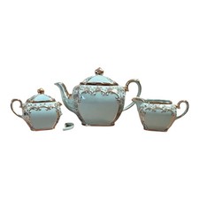 Vintage SADLER Cube Teapot w/