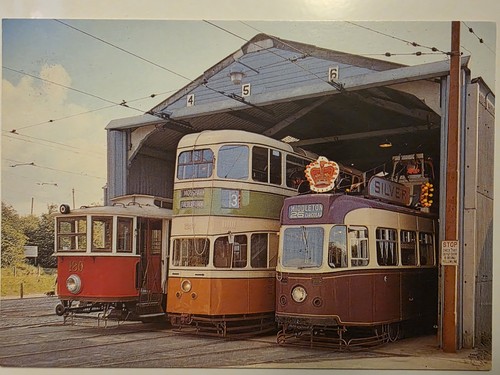 Postcard showing car 180 - 180, from