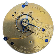 Antique 18s 1889 Waltham 1883