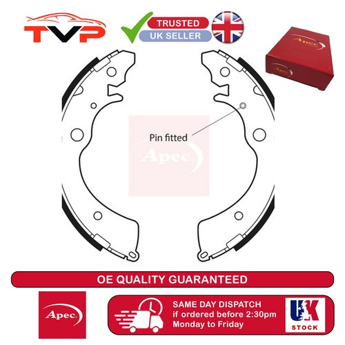 Apec brake shoes set - apec,