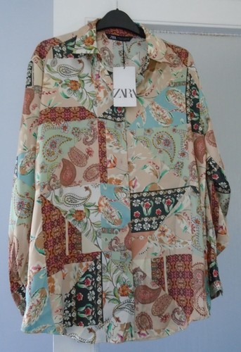 Zara ladies beige patterned - zara,