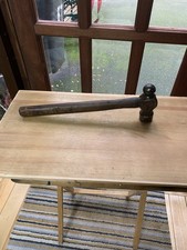 Vintage Ball Peen Hammer , 2 Lbs , Ash Handle Treated With Linseed Oil ,