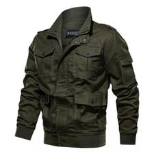 New Men Pilot Jacket Military