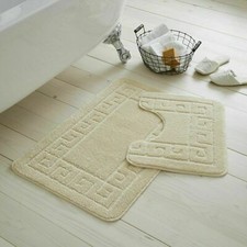 JACQUARD GREEK STYLE BATH MAT