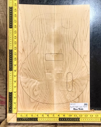 Maple guitar carve top set - guitar,