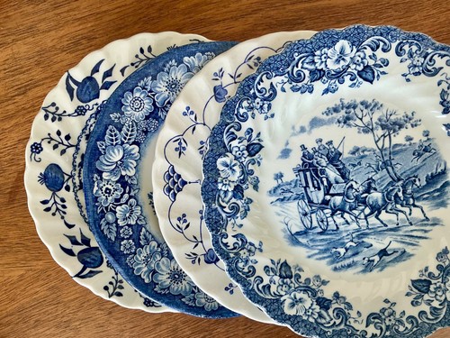 Vtg mismatched china bread - vtg,