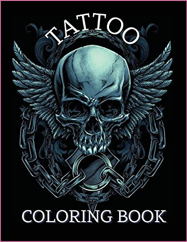 Tattoo coloring book - tattoo, for
