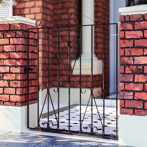 3ft metal garden gate - garden,