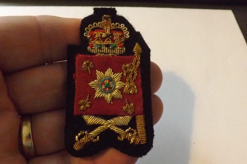 Military wire bullion badge - military,