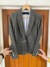 Zara Wool Tweed Blazer Jacket