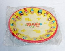 Beano Party Paper Plates Vintage Children's 70's 60's X Ten Plates Collectable