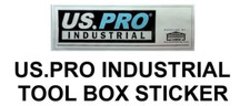 TOOL BOX Sticker Decal, US PRO INDUSTRIAL, by The Tool Garage