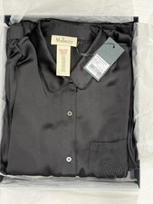 Mulberry Black Silk XL Pyjamas New with Tags