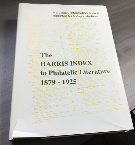 The harris index - harris, philatelic