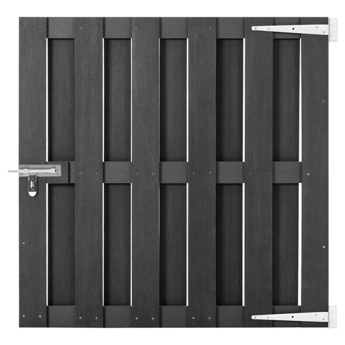 Garden gate wpc - garden, grey