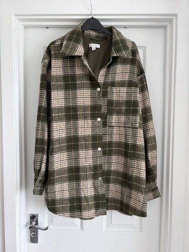 Top shop green - check, shacket