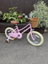 JOYSTAR Little Girls' Bike Ages 4 To 9 Pink 16 In Wheels 10 In Frame Stabilises
