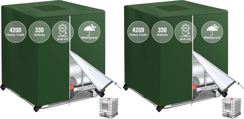 275 330 gallon ibc tote - ibc, cover