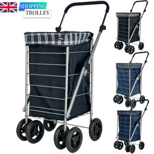 6 Wheel Shopping Trolley Large