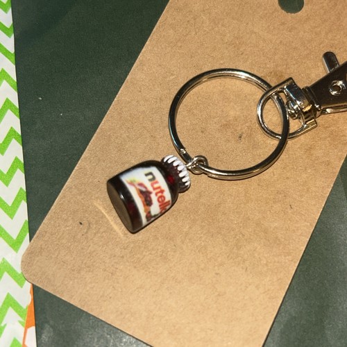 Nutella resin keyring - keyring, bag