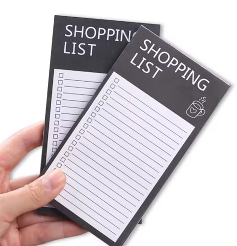 Magnetic shopping list pad - shopping,