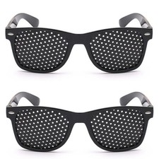 2Pcs Pinhole Glasses Eyes