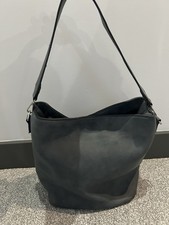 Pieces Women’s Grey Synthetic Bucket Bag Four Internal Pockets Large Capacity