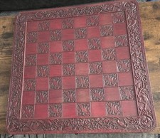 Antique Resin and Wood red