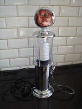 retro visible petrol pump Texaco  upcycled lamp light 1 off pat tested