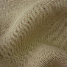 Cream Hessian Fabric Soft Jute