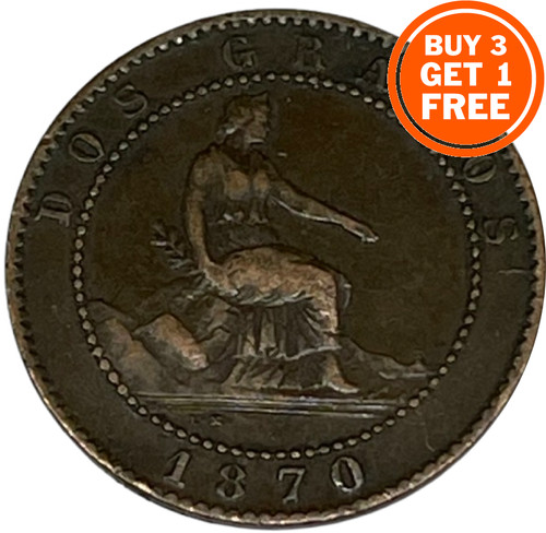 Centimos spanish coin - 2,