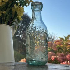 G Barnes & Son 123 Mill Street Bradford Old Fashioned Vintage Bottle